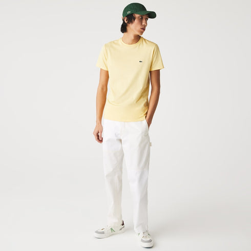 LACOSTE Crew Neck Pima Cotton Jersey T-shirt Mens Apparel -